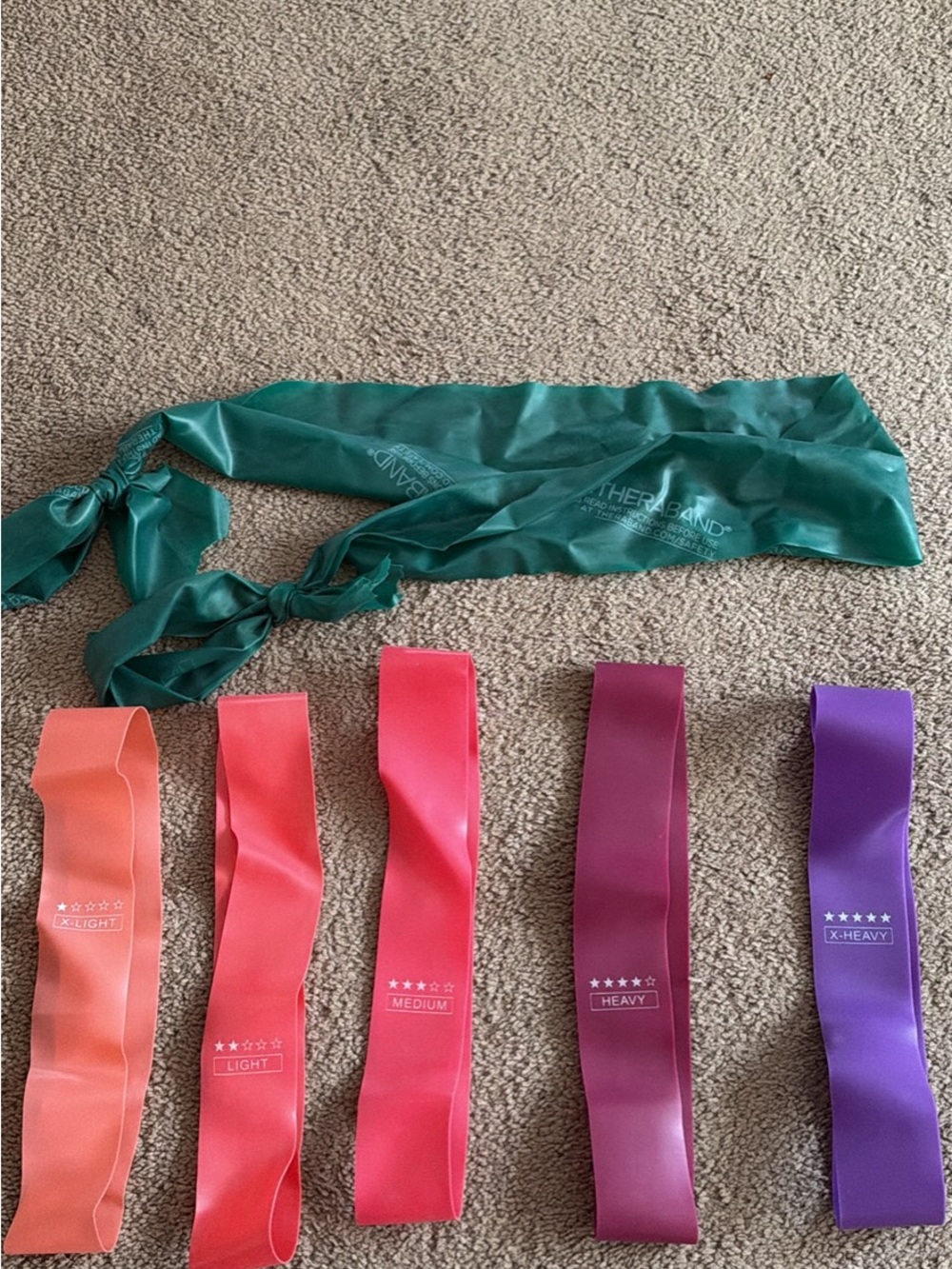 Resistance band Set - Multi Color